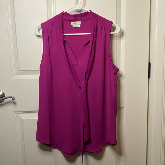 Van-Heusen silk tank top V-neck - Picture 3 of 3